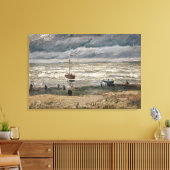 Toile Plage à Scheveningen dans Stormy Météo (Insitu(Salon))