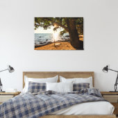 Toile Plage au coucher du soleil (Insitu(Chambre))