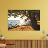 Toile Plage au coucher du soleil (Insitu(Salon))