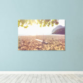 Toile Plage au coucher du soleil 2 (Insitu (Plancher de Bois))