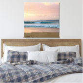 Toile Plage au coucher du soleil avec océan (Insitu(Chambre))