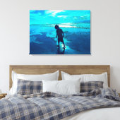 Toile Plage bleue (Insitu(Chambre))