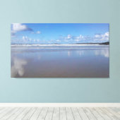 Toile Plage bleue et blanche (Insitu (Plancher de Bois))