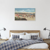 Toile Plage bondée (Insitu(Chambre))