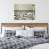 Toile Plage bondée (Insitu(Chambre))