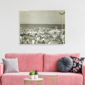 Toile Plage bondée (Insitu(Salon))