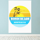 Toile Plage Bondi Australie (Insitu (Plancher de Bois))