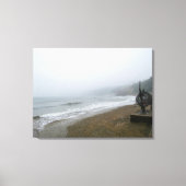 Toile Plage brumeuse de Scarborough (Recto)