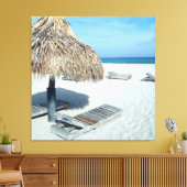 Toile Plage Cabana Art Pittoresque tropical (Insitu(Salon))