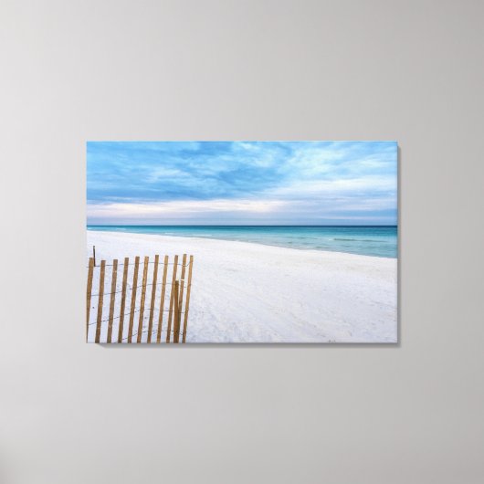 Toile Plage clôture matin Destin Floride Canvas (Recto)