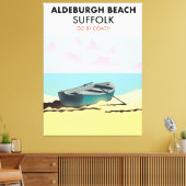 Toile Plage d'Aldeburgh Suffolk (Insitu(Salon))