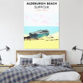 Toile Plage d'Aldeburgh Suffolk (Insitu(Chambre))