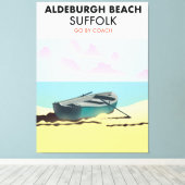 Toile Plage d'Aldeburgh Suffolk (Insitu (Plancher de Bois))