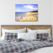 Toile Plage de Baie Longue, St-Martin (Insitu(Chambre))
