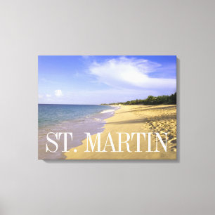 Toile Plage de Baie Longue, St-Martin