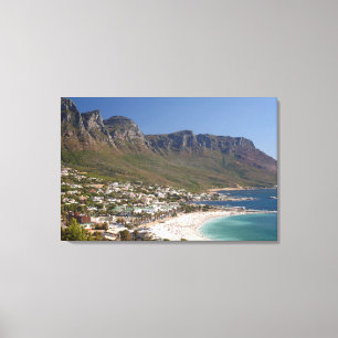 Toile Plage de Camps Bay et Twelve Apostles