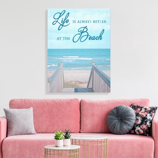 TOILE PLAGE DE CANVAS IMPRIMER AVEC DEVIS (Insitu(Salon))