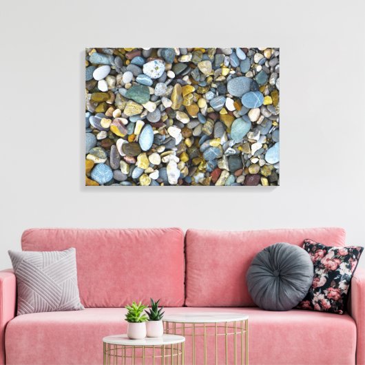 Toile plage de galets (Insitu(Salon))