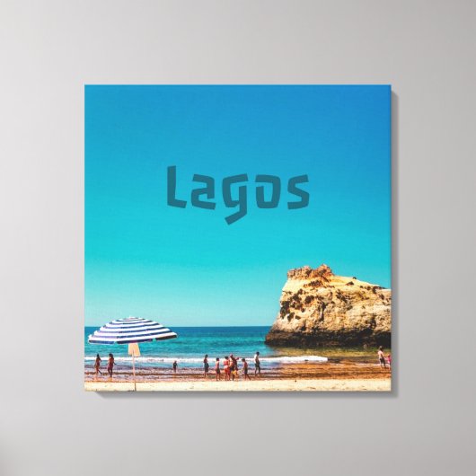 Toile Plage de Lagos (Recto)