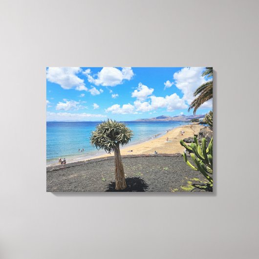 Toile Plage de Lanzarote (Recto)