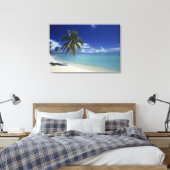 Toile Plage de Matira sur l'île de Bora Bora, (Insitu(Chambre))