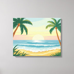 Toile Plage de Palm