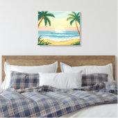 Toile Plage de Palm (Insitu(Chambre))