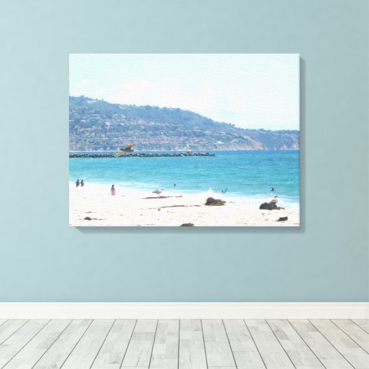 TOILE PLAGE DE REDONDO, CA CANVAS (Insitu (Plancher de Bois))