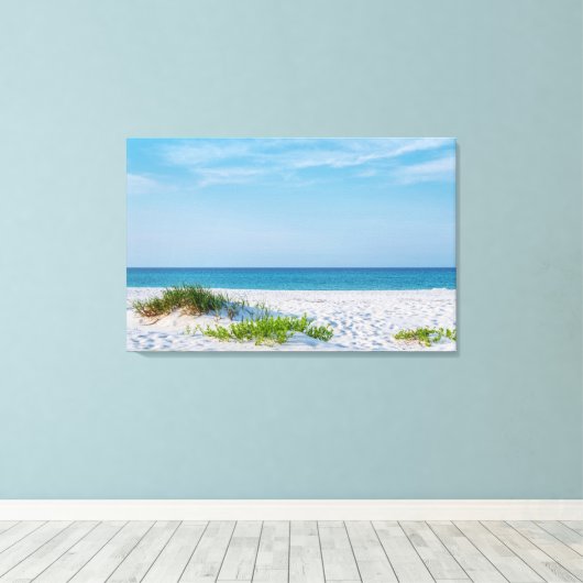 Toile Plage de sable blanc Plage de Floride (Insitu (Plancher de Bois))