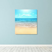 Toile Plage De Sable Parfaite (Insitu (Plancher de Bois))