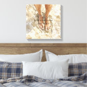 Toile Plage de sable pieds nus (Insitu(Chambre))
