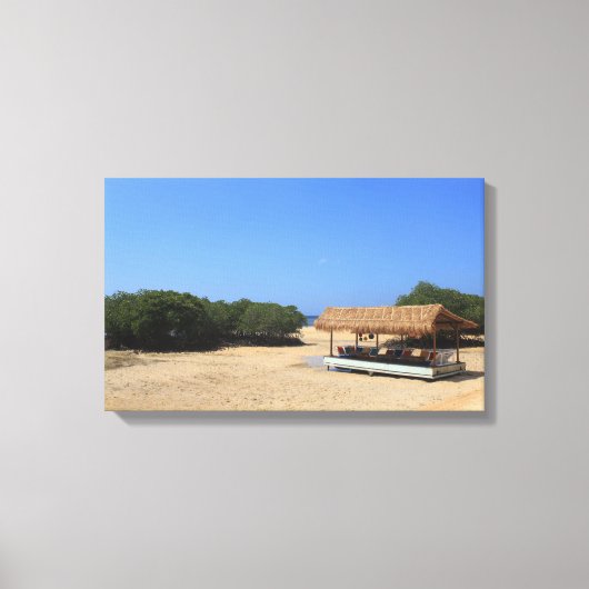 Toile Plage de sable tropicale (Recto)