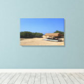 Toile Plage de sable tropicale (Insitu (Plancher de Bois))