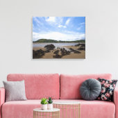 Toile Plage de Sandyhills, Écosse (Insitu(Salon))