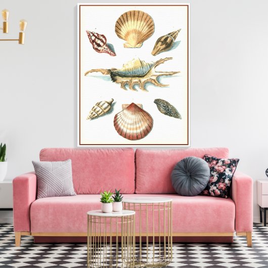 Toile Plage de Shell soignée (Insitu(Salon))