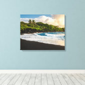Toile Plage de Waianapanapa (Insitu (Plancher de Bois))