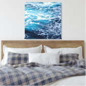 Toile Plage d'été Waves Blue Ocean (Insitu(Chambre))
