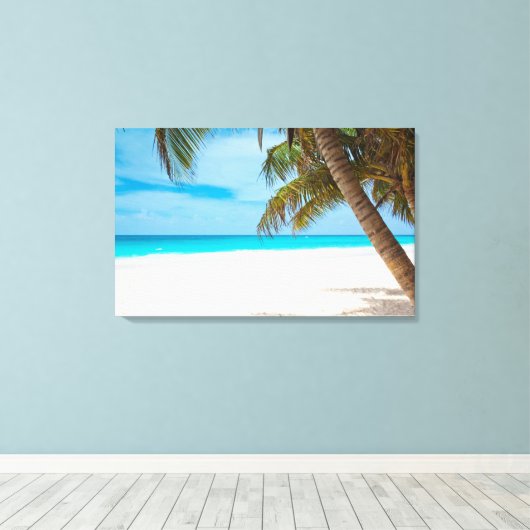 Toile Plage du Paradis tropical (Insitu (Plancher de Bois))
