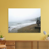 Toile Plage embrumée de Scarborough (Insitu(Salon))