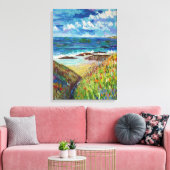 Toile Plage en Bretagne (Insitu(Salon))