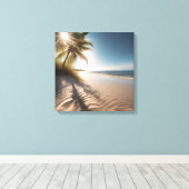 Toile Plage Ensoleillée (Insitu (Plancher de Bois))