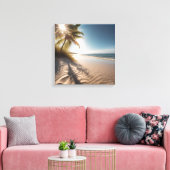 Toile Plage Ensoleillée (Insitu(Salon))