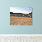 TOILE PLAGE ET BATEAU (Insitu (Plancher de Bois))