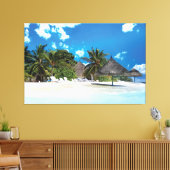 Toile Plage exotique (Insitu(Salon))