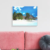 Toile Plage exotique (Insitu(Salon))