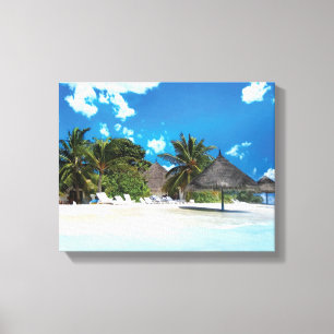 Toile Plage exotique