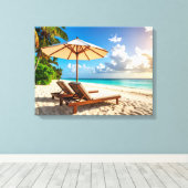 Toile Plage incroyable (Insitu (Plancher de Bois))