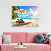 Toile Plage incroyable (Insitu(Salon))