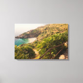 Toile Plage isolée à Lo Zingaro, Sicile (Recto)