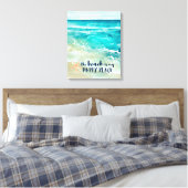 Toile Plage Joyeux Lieu Starfish Ocean Waves Coastal (Insitu(Chambre))
